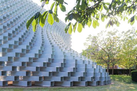 big unveils dreamlike unzipped serpentine gallery pavilion in london