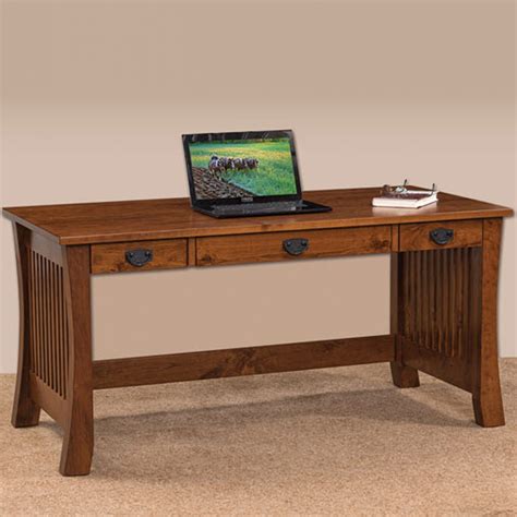 Ambrose Amish Desk With Hutch Option Amish Furniture Cabinfield