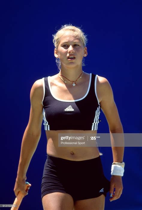 Anna Kournikova Of Russia During The Australian Open Tennis Anna Kournikova Tennis Players