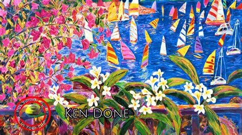 Fine Art Tips On How To Paint Acrylic Abstracts With Ken Done On Colour