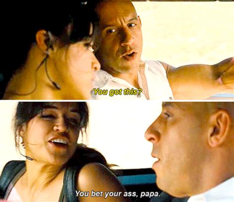 Dominic Toretto And Letty Ortiz Vin Diesel And Michelle Rodriguez Fast
