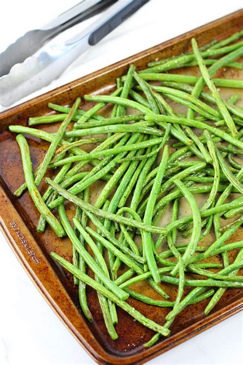 Oven Roasted Green Beans • Now Cook This