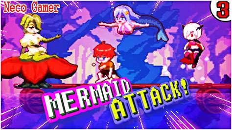 Mermaid Attack Super Mamono Sisters Gameplay Walkthrough Part 3 х