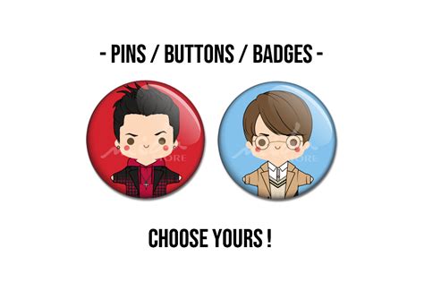 Mibustore Mg Pins Buttons Badges