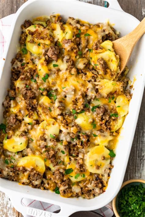 Sausage And Potato Casserole Recipe The Cookie Rookie