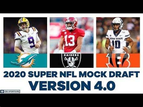 Full First Round Nfl Mock Draft With Trades Super Nfl Mock Draft