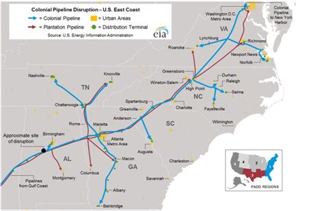 The Anatomy Of A Pipeline Accident The Colonial Pipeline Spill