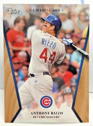 Anthony Rizzo 2017 Topps On Demand Chasing 600 Home Run Club 20 Sp