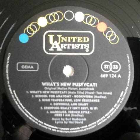 film music site what s new pussycat soundtrack burt bacharach united artists germany 1965