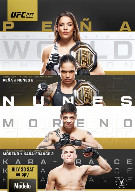 UFC 277 Julianna Pena Vs Amanda Nunes 2 Fight MMA Texas 2022 Poster