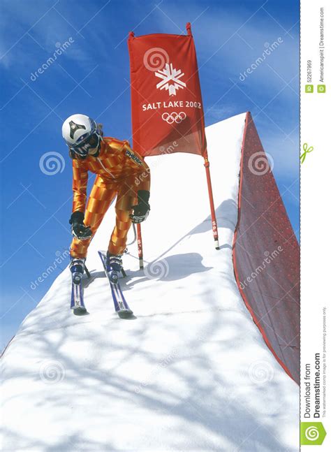 Downhill Skiing Exhibit At 2002 Winter Olympics Salt Lake City Ut