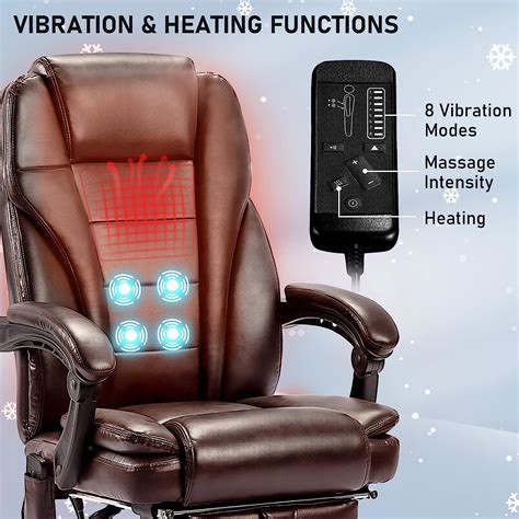 Buy Noblemood Ergonomic Heated Massage Office Chair Tall And Big Computer Desk Chair Swivel