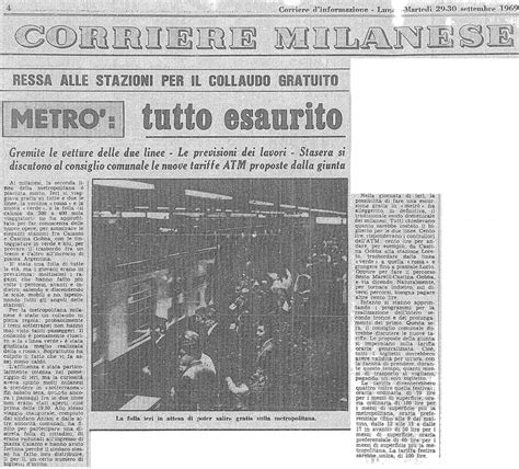 50 Anni Della Metropolitana Di Milano Metroricerche Blog