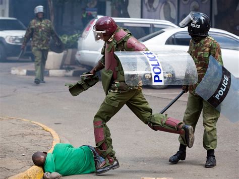 Kenya Launches Inquiry After Police Photographed Kicking And Beating