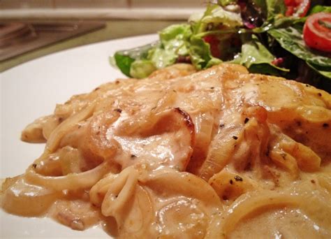 Die 20 Zwiebel Sahne Schnitzel Mit Zwiebelsuppe Noi That Xinh