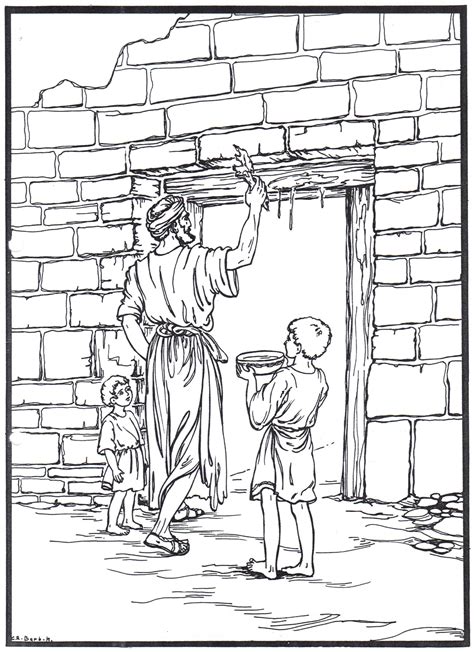 Moses And The Ten Plagues Coloring Pages Coloring Pages