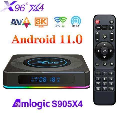 Android 11 Tv Box X96 X4 Amlogic S905x4 Smart 4k 8k 5g Dual Wifi Bt Hd