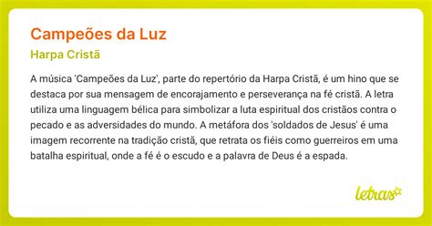 Campeão Da Luz Harpa