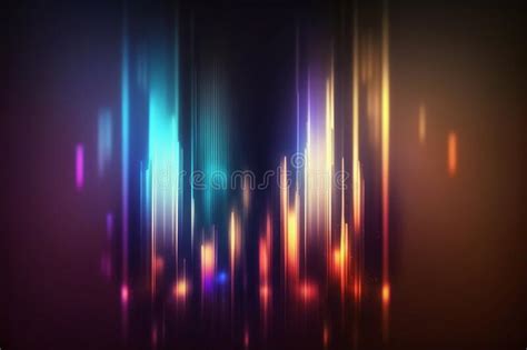 Abstract Background With Line Color Motion Blur Lights Generative Ai