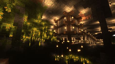 Lush Cave Cozy House Minecraft Map