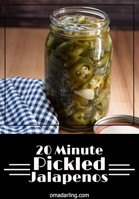 20 Minute Pickled Jalapenos Recipe Pickling Jalapenos Pickles