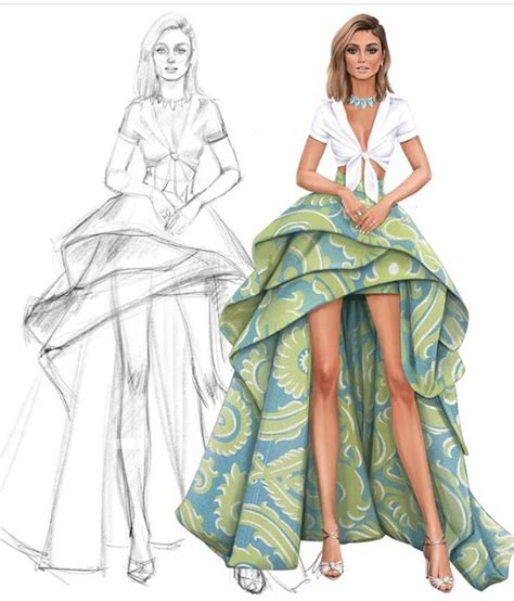 Drawing Fashion Design Clothes Art Emilee Frankhouser