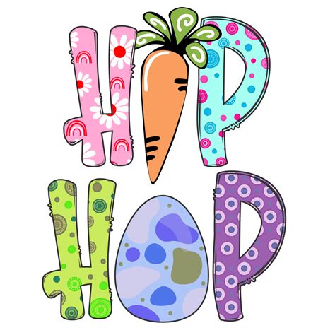 Hip Hop Easter Bunny Sublimation 15115701 Png
