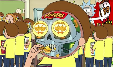 Rick And Morty Star In Pringles Creepy Meta Super Bowl Ad