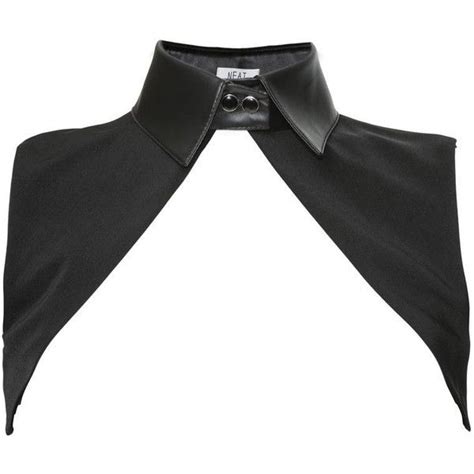 Neat Collar Alexa Black Collar Vest 50 Liked On Polyvore Featuring