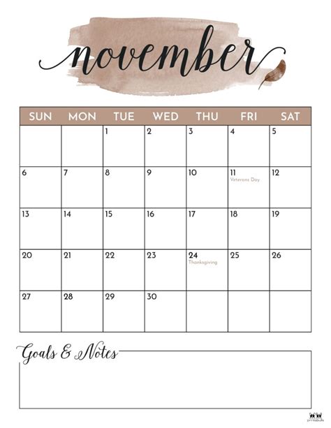 November 2022 Calendar Printable Pdf