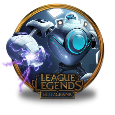 Iblitzcrank Icon League Of Legends Gold Border Iconset