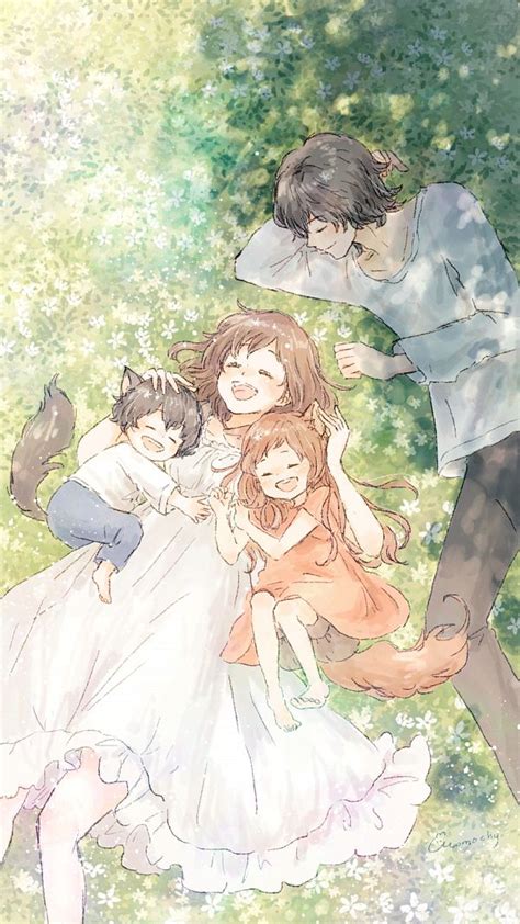 Ookami Kodomo No Ame To Yuki The Wolf Children Ame And Yuki Image By
