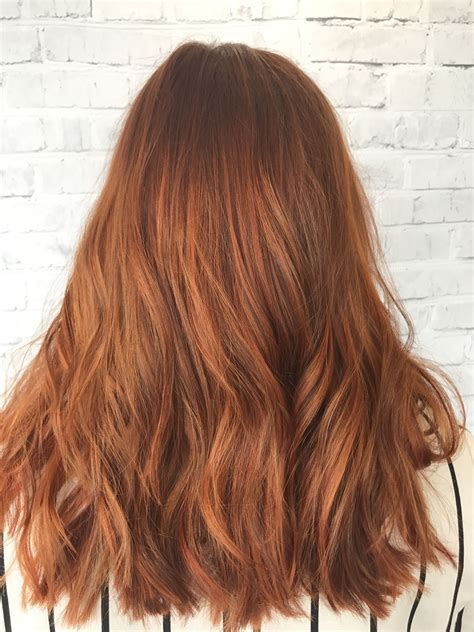Rustic Coppers And Burnt Orange Hair Colour Fusssalon By Burnt Orange