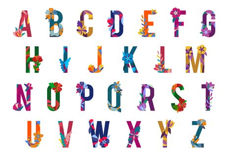 Floral Alphabet Svg Bundle A To Z Floral Letters Svg With Images Vrogue