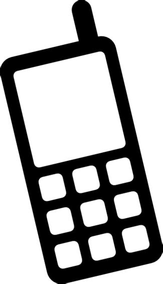 Mobile Phone Clipart Black And White 101 Clip Art