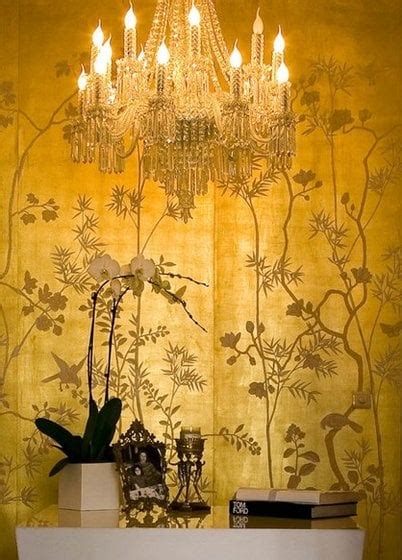 Free Download Chinoiserie Wallpaper Gold Foil Silk Wallpaper Eastern