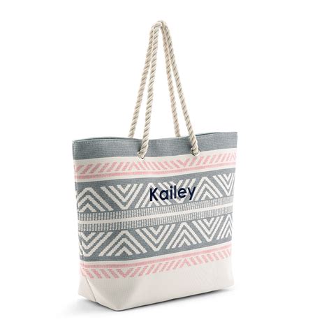 Canvas bags are rugged luxe in style and function. Personalized Extra-Large Cotton Canvas Fabric Beach Tote ...