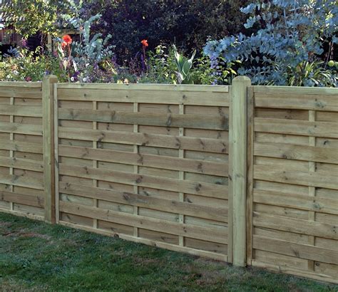 Square Horizontal Fence Panel Worcester Timber Products