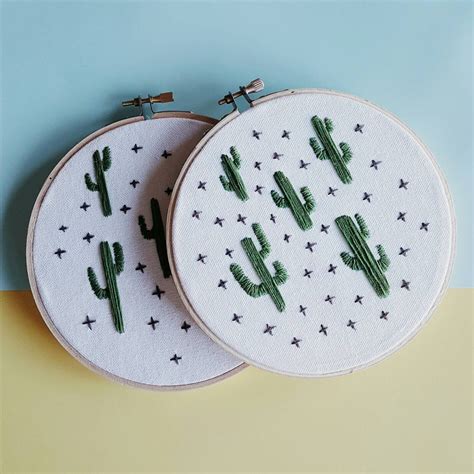 cacti-embroidery-etsy-cactus-embroidery,-embroidery-hoop-art,-embroidery-craft