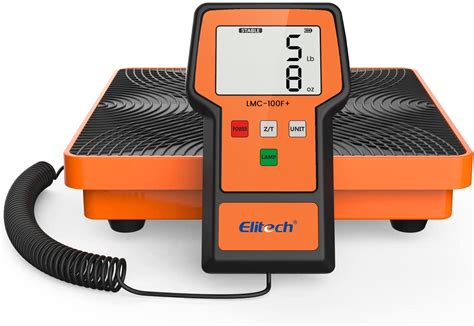 Elitech Refrigerant Charging Scale 110lbs High Precision For Hvac