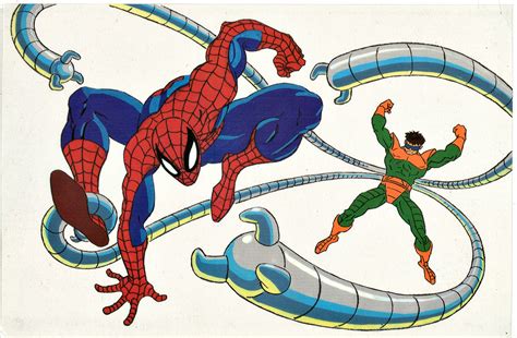 Spider Man The Animated Series Promotional Animation Cel