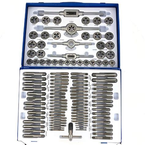 Vevor Tap And Die Set 60 Pcs Tap Set Metric And Sae With Storage Case