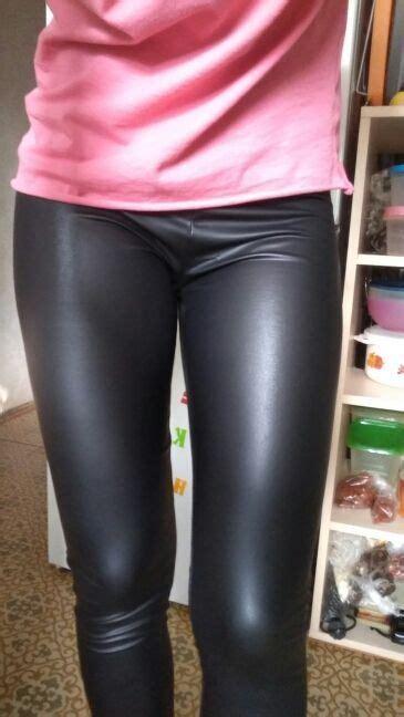 Pin By Anthony Anthony On Shiny Leggings High Waisted Leather