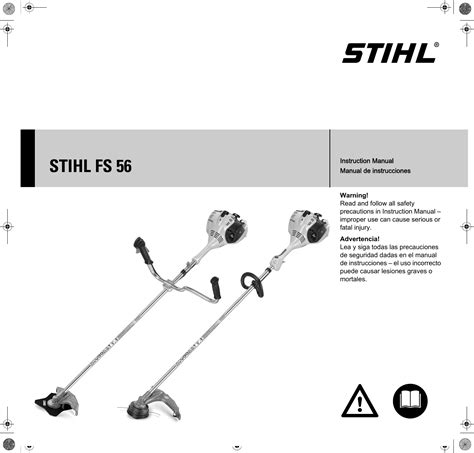 Stihl Fs 56 56r 56c 56rc Trimmer Instruction Manual 5656r56c56rc