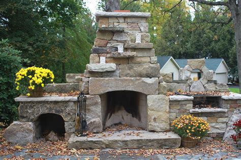 Site Is Under Construction Outdoor Stone Fireplaces Outdoor