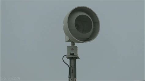 Federal Signal 508 Full Alert Monthly Siren Test Menomonie Wi