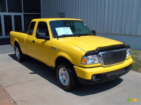 2006 Screaming Yellow Ford Ranger Xlt Supercab 17506793 Photo 2