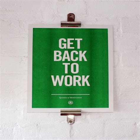 Get Back To Work — Including Pp Uk Adam Irwin