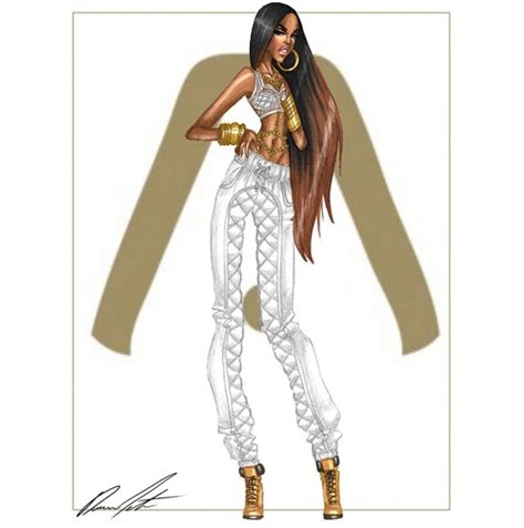 Illustrations By Trendy By Daren J Aaliyah Collection Vogue