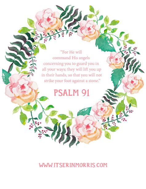 Free Printable Psalm 91 — Erin Morris